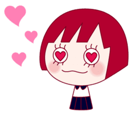 The shy girl "MEME" sticker #1146948