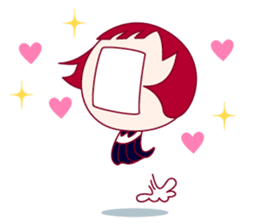 The shy girl "MEME" sticker #1146951