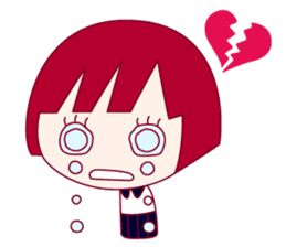 The shy girl "MEME" sticker #1146952