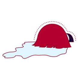 The shy girl "MEME" sticker #1146954