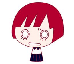 The shy girl "MEME" sticker #1146955