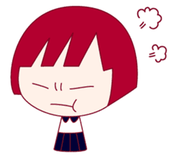 The shy girl "MEME" sticker #1146956