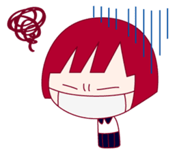 The shy girl "MEME" sticker #1146960