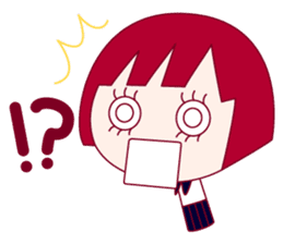 The shy girl "MEME" sticker #1146962