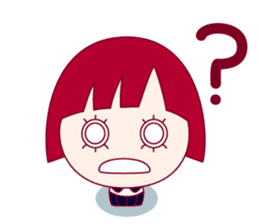 The shy girl "MEME" sticker #1146966