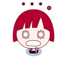 The shy girl "MEME" sticker #1146967