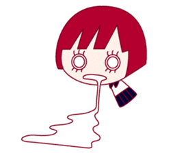 The shy girl "MEME" sticker #1146968