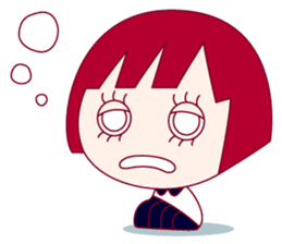 The shy girl "MEME" sticker #1146970