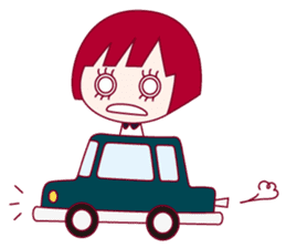 The shy girl "MEME" sticker #1146973