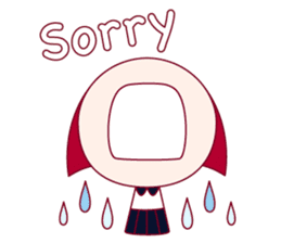 The shy girl "MEME" sticker #1146982