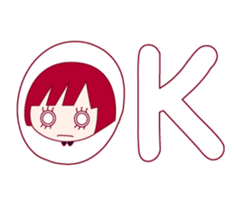 The shy girl "MEME" sticker #1146985