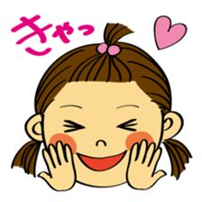 Pretty girl sticker #1147653