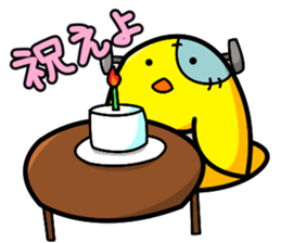 Fish and chick sticker #1148087