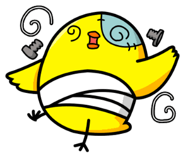 Fish and chick sticker #1148101