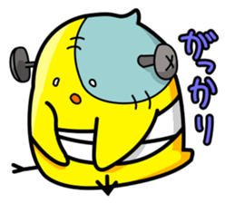 Fish and chick sticker #1148103