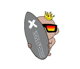 King Surf Boy sticker #1148199