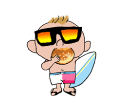 King Surf Boy sticker #1148203
