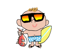 King Surf Boy sticker #1148206