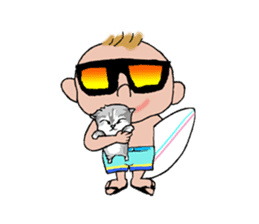 King Surf Boy sticker #1148207