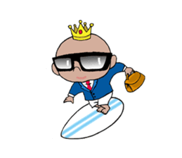 King Surf Boy sticker #1148221