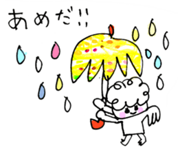 The morning play of the angel 002 sticker #1148324