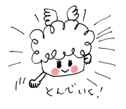 The morning play of the angel 002 sticker #1148343