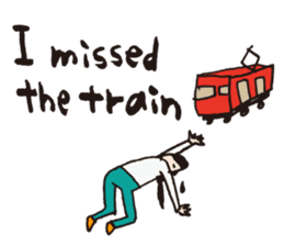 if you were late ~English~ sticker #1148669