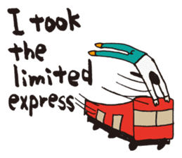 if you were late ~English~ sticker #1148671