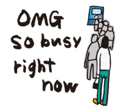 if you were late ~English~ sticker #1148680