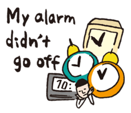 if you were late ~English~ sticker #1148682