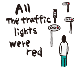 if you were late ~English~ sticker #1148684