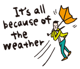 if you were late ~English~ sticker #1148686