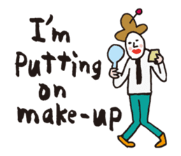 if you were late ~English~ sticker #1148690