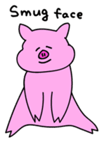 Mu-kun of piglets English version sticker #1148768