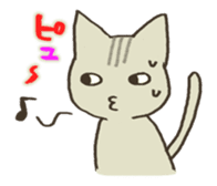 A cat without vocabulary sticker #1149136