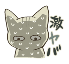 A cat without vocabulary sticker #1149141