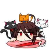 Hikari & Dark NEKO sticker #1150062