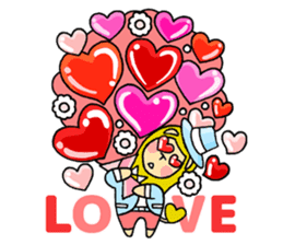 Flowers and the Lion sticker #1151346