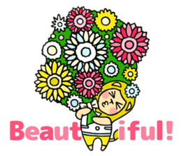Flowers and the Lion sticker #1151347