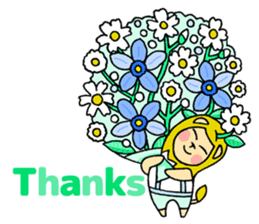 Flowers and the Lion sticker #1151349