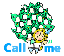 Flowers and the Lion sticker #1151352