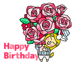 Flowers and the Lion sticker #1151353