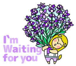 Flowers and the Lion sticker #1151355