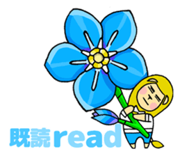 Flowers and the Lion sticker #1151365