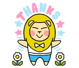Flowers and the Lion sticker #1151366