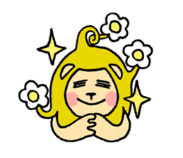 Flowers and the Lion sticker #1151368