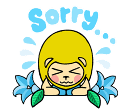 Flowers and the Lion sticker #1151374