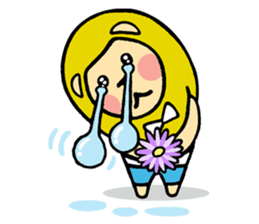 Flowers and the Lion sticker #1151379