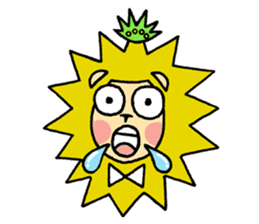 Flowers and the Lion sticker #1151381