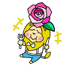 Flowers and the Lion sticker #1151382